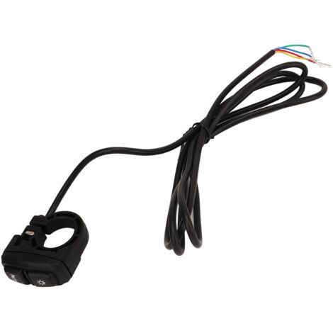 Interrupteur de Guidon 2 en 1 pour Vélo Électrique – Commande Phare et Klaxon, Compatible 12‑72V Scooter et Bicycle Électrique (1/5)