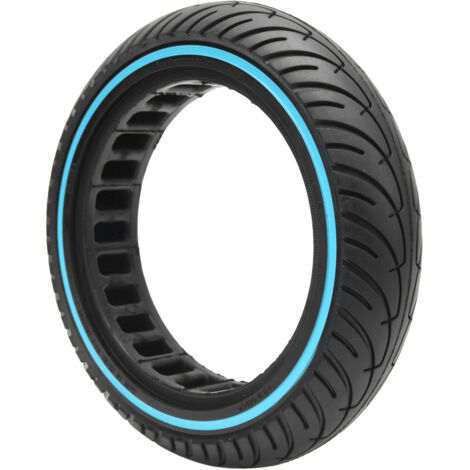 Pneu caoutchouc amortissant alvéolé pour trottinette électrique Xiaomi M365 Pro 2S Lite Bleu (1/5)
