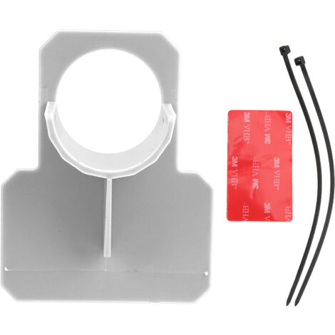 Support de tuyau pour piscine en plastique technique, support de tuyau d'eau pour tuyau de sortie, ensemble de supports gris (1/5)