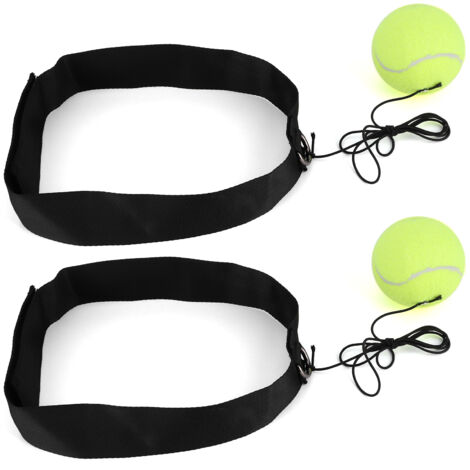 2 pièces Ballon de Boxe avec Bandeau pour Entraînement de Vitesse et Réaction - Équipement de Fitness (1/5)