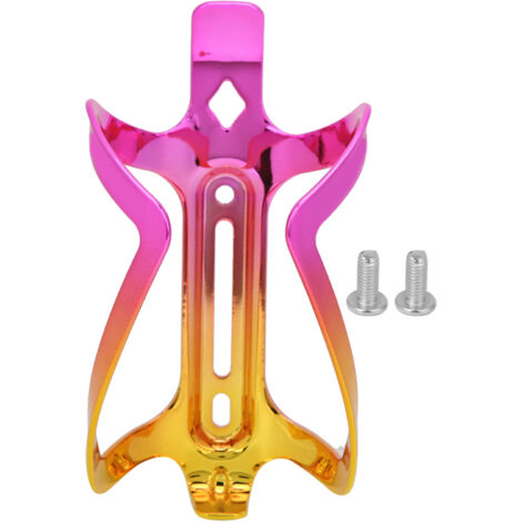 Support de bouteille en alliage d'aluminium pour VTT GUB, fixation sécurisée, couleur rose or fleuri (1/5)