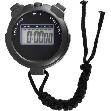 Chronomètre Sportif Numérique Étanche pour Coureurs et Arbitres - Minuteur Digital (1/5)