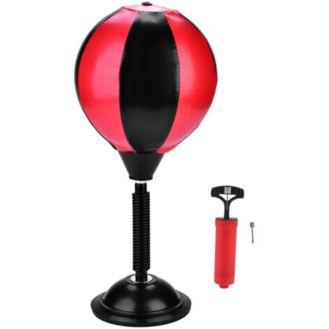 Ballon de frappe PU de bureau pour adultes - Jeu de boxe anti-stress, entraînement de vitesse et sport de précision (1/5)