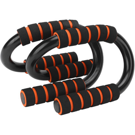 1 Paire de Poignées de Pompes en Forme de S pour la Musculation et le Fitness avec Poignées en Mousse (1/5)