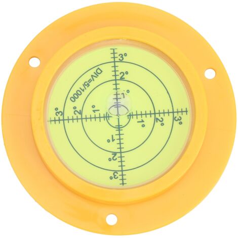 Niveau à bulle ronde 90x17mm avec échelle pour équilibrage de plateforme caméra et trépied (1/5)