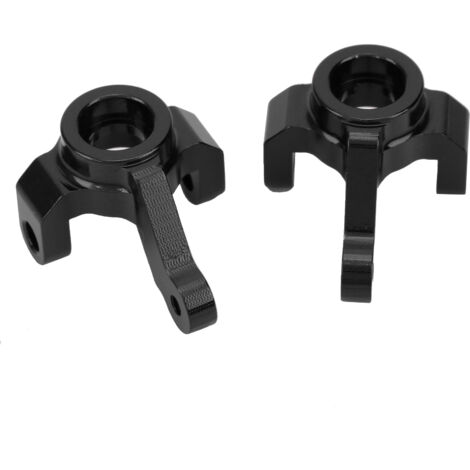 2 Pièces de Direction en Alliage d'Aluminium pour Suzuki JIMNY, Pièces de Rechange et Accessoires Améliorés pour Voiture RC, Noir (1/5)