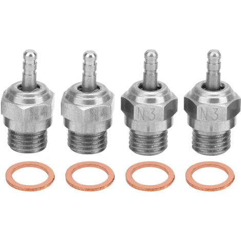 Bougie d'allumage N3 N4 pour moteur à méthanol Redcat HSP - Pièce détachée RC (1/5)