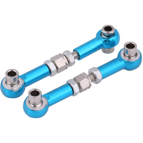 Tige de direction en alliage d'aluminium usinée CNC pour voiture RC - Pièce de rechange bleue (1/5)
