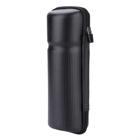 Kit de réparation vélo portable avec support bouteille et sac rigide noir carbone (1/5)