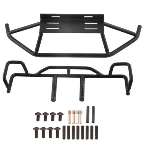 ZuoLan 1/10 Échelle Acier Le pare-choc avant avec LED lumière pour Axial SCX10 RC Crawler Modèle voiture ZuoLan 1/10 Échelle Acier Le pare-choc avant avec LED lumière pour Axial SCX10 RC Crawler Modèle voiture