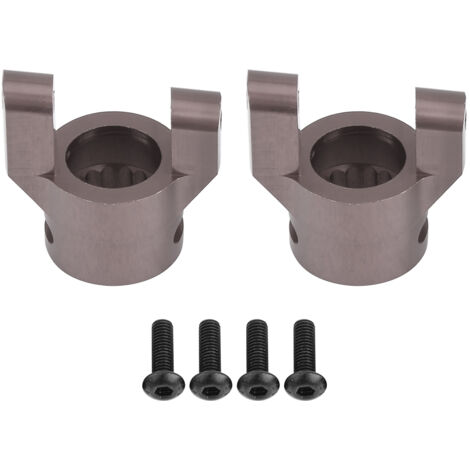 Jeu de Fusées de Direction en Alliage d'Aluminium pour AXIAL AX90056 Jeep Wrangler (Gris Titane) (1/5)