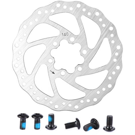 Disque de Frein en Acier Inoxydable 140mm pour VTT - Plaquettes de Frein Bicycle