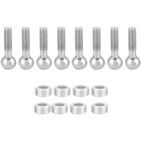 Vis à tête sphérique métallique avec écrous hexagonaux pour voitures RC 1/10 94122 94166 94155 94188 (1/5)