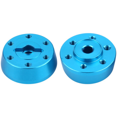 Adaptateur de moyeu hexagonal en alliage d'aluminium pour essieu avant de voiture RC Axial Rock Racer 90026 (Bleu) (1/5)