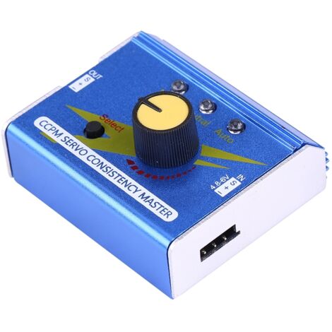 Testeur De Servo Pour RC – 3 Modes (manuel/neutre/balayage) – Connecte 1 à 3 Servos – Aluminium, Compatible Analogique/numérique