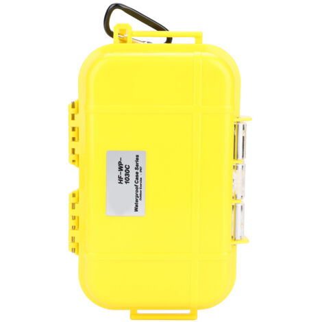 Boîte de Rangement Étanche et Antichoc pour Survie en Plein Air - Coffre de Transport Hermétique (Jaune) (1/5)