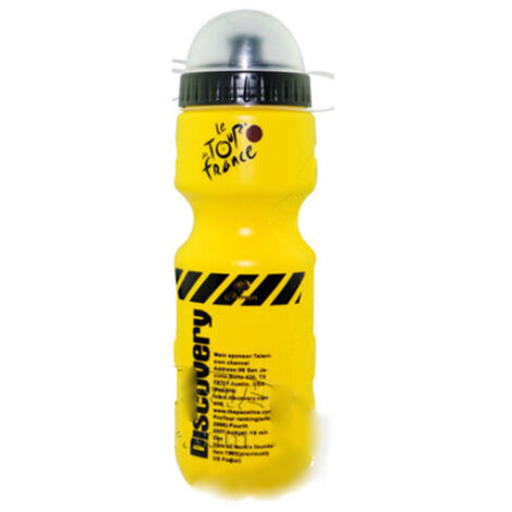 Gobelet de voyage en plastique, 650 ml, idéal pour thé et boissons, couleur jaune (1/5)