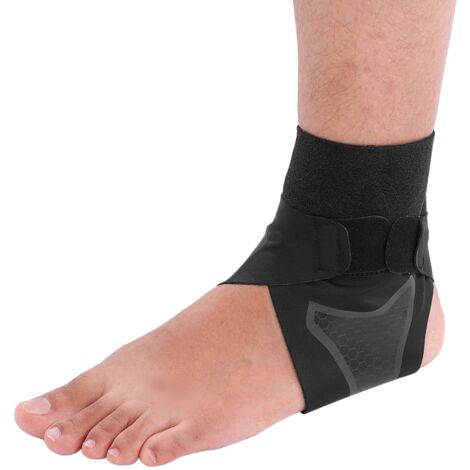 Attelle de Cheville Respirante avec Bande de Stabilisation pour Sport et Fitness (Gauche, Taille M) (1/5)