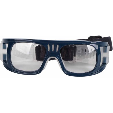 Lunettes de protection sportives pour le basketball, football et golf - Cadre bleu foncé (1/5)