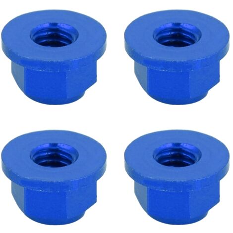4 pièces écrous de roue en aluminium M4 pour véhicule tout-terrain 1/12 Fayee WL 12423, bleu 0119NB (1/5)