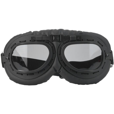 Lunettes moto avec verres colorés et pare-vent anti-sable (Gris)