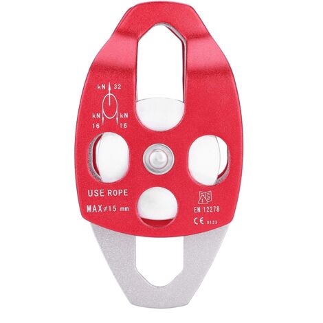Poulie de levage robuste en alliage aluminium-magnésium pour équipement d'escalade et sécurité (1/5)