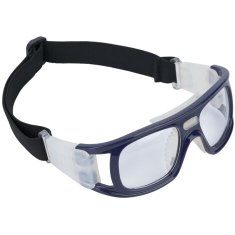 Lunettes de Sport Extérieur en Silicone pour le Basketball et le Football (Bleu) (1/5)