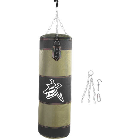 Sac de frappe d'entraînement de boxe et arts martiaux, idéal pour coups de poing et coups de pied.