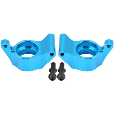 Porte-moyeu arrière en alliage d'aluminium usiné CNC pour camion monstre FS 1/18 - Bleu (1/5)