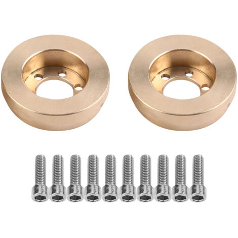 Contrepoids interne en laiton usiné CNC pour moyeu de roue de voiture RC 1.9/2.2 (1/5)
