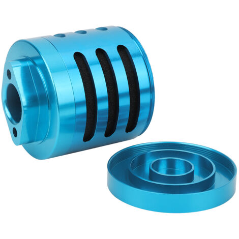 Filtre à air en alliage d'aluminium pour voiture RC 1:5 HPI Baja KM Rovan AF T, bleu (1/5)