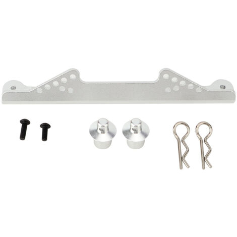 Support en alliage d'aluminium pour châssis avant TRXXAS, montage pour voiture RC (argenté) (1/5)