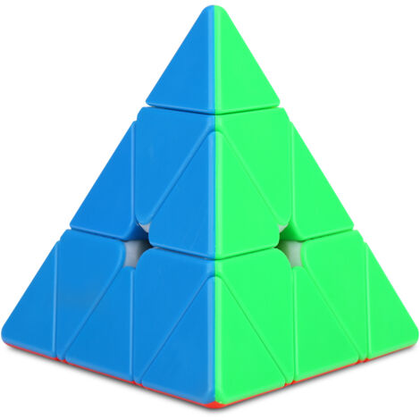 EACHHAHA Pyraminx Speed Cube – Professionnel, Lisse, Anti-stress, Cadeau Pour Enfants Et Adultes, Débutant Et Compétition