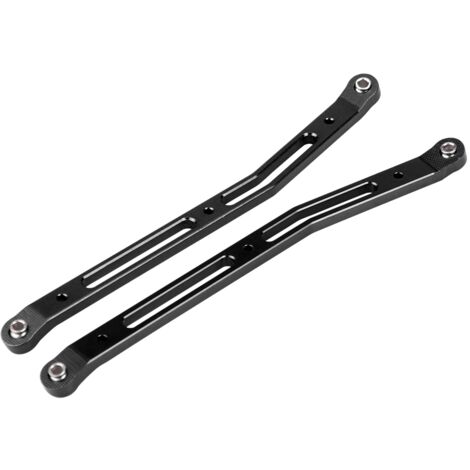 Bras de châssis supérieur arrière en alliage d'aluminium pour voiture RC Axial Rock Racer 90026 (Noir) (1/5)