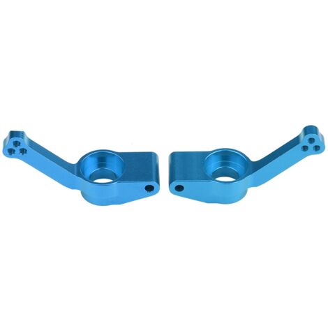 Porte-moyeu arrière en alliage d'aluminium (G/D) pour voiture RC échelle 1/10 FS 53633 / 51805 / 51806 (Bleu) (1/5)