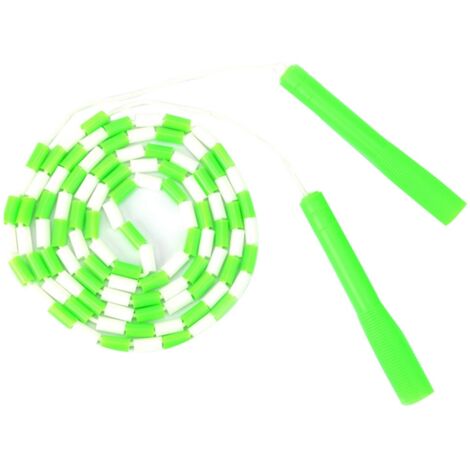 Corde à Sauter pour Enfants et Adultes - Accessoire Fitness avec Poignée Ergonomique Verte (1/3)