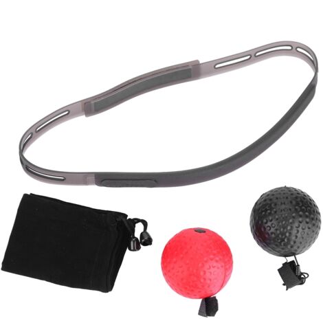 Ballon de Boxe Adulte pour Entraînement Réflexe et Vitesse avec Bandeau (1/5)