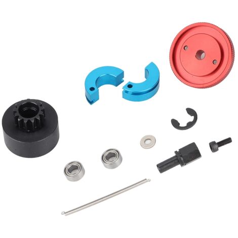 1 Set 13T Embrayage Variateur Volant Moteur avec Ressorts pour Moteur Nitro RC 1/10 (Rouge)