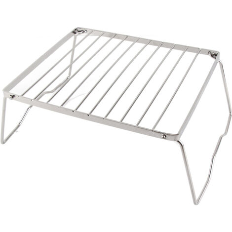 Grill de Barbecue Portable en Acier Inoxydable, Mini Barbecue Pliable pour Extérieur (1/5)