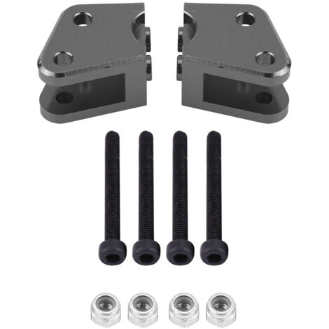 Tige de traction en alliage d'aluminium pour Axial Rock Racer 90026, pièce de rechange RC (Noir) (1/5)