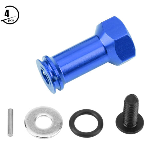 Adaptateur d'Extension 24mm pour Traxxas Slash 1/16 - Connecteur Allongé Bleu Foncé (1/5)
