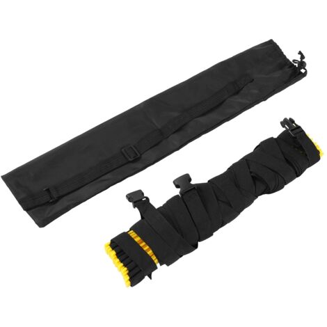 Échelle d'agilité plastique extensible 8m 16 barreaux pour entraînement vitesse pieds fitness football soccer (1/5)