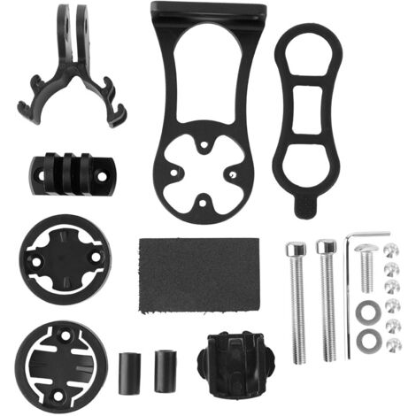 Support Vélo Métal Robuste pour GPS Garmin Bryton - Porte-Carte Noir (1/5)
