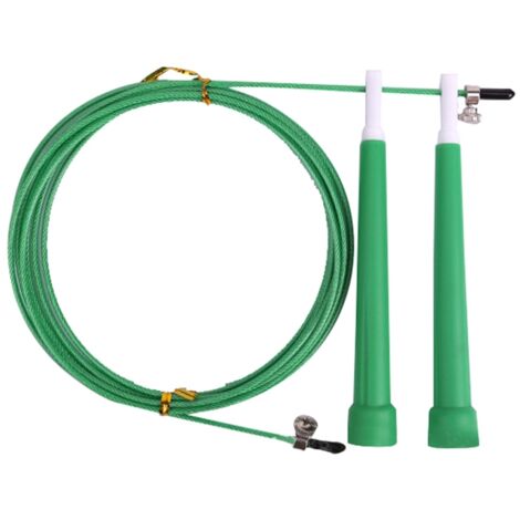 Corde à Sauter Réglable pour Étudiants - Équipement d'Entraînement Sportif Rapide (Vert) (1/3)