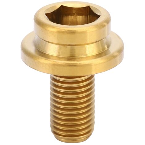 1 vis M8x15mm pour axe de pédalier de vélo de montagne ou route, boulon de boîtier de pédalier (doré) (1/5)