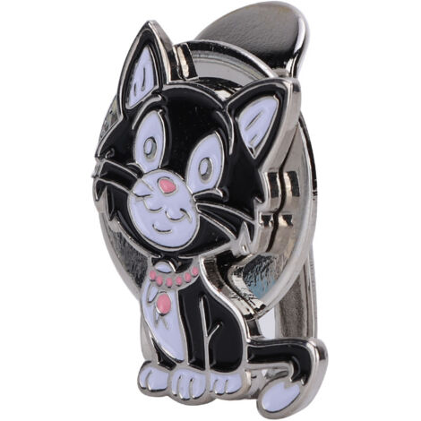 Pince Magnétique pour Casquette de Golf - Marque-Balle Chat Noir (1/5)