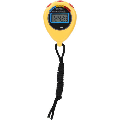 Chronomètre Sportif Électronique Professionnel pour Course, Natation, Athlétisme - Jaune (1/5)