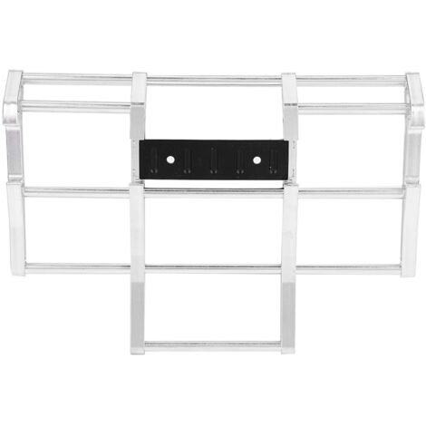 Pare-chocs avant métallique 1/14 pour camion RC Tamiya King Hauler, accessoire modèle argenté (1/5)