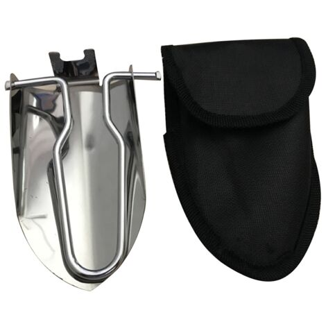 Pelle de Jardin Pliable en Acier Inoxydable pour Randonnée et Camping (1/5)