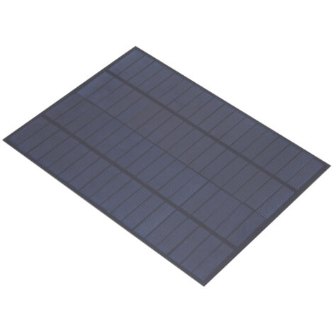 Panneau solaire polycristallin 5W 18V pour charge 12V, dimensions 165x220mm, idéal projets DIY (1/5)